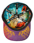 Humming Dragon Green Fitted Hat x Grassroots California