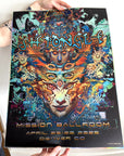 Shpongle Mission Ballroom Denver 2025 Meta Mask Holographic Poster PRE-SALE