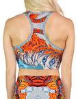 TIGER SWALLOW TAIL CROP TANK Last Chance