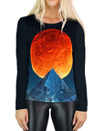BLOOD MOON WOMENS LONG SLEEVE SHIRT Last Chance