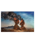 BURNING EMBRACE • Canvas Edition