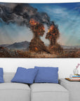 BURNING EMBRACE TAPESTRY