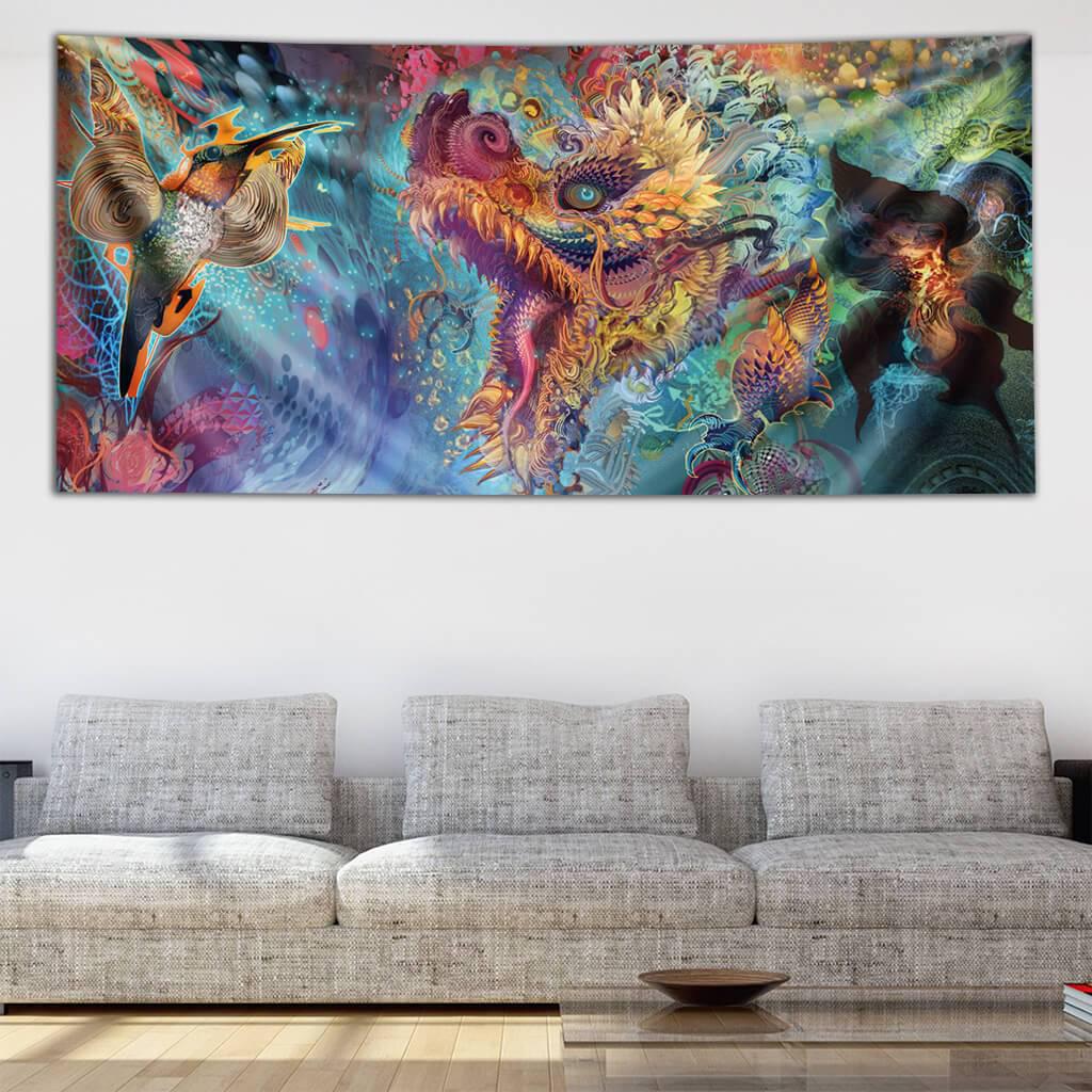 HUMMING DRAGON Tapestry