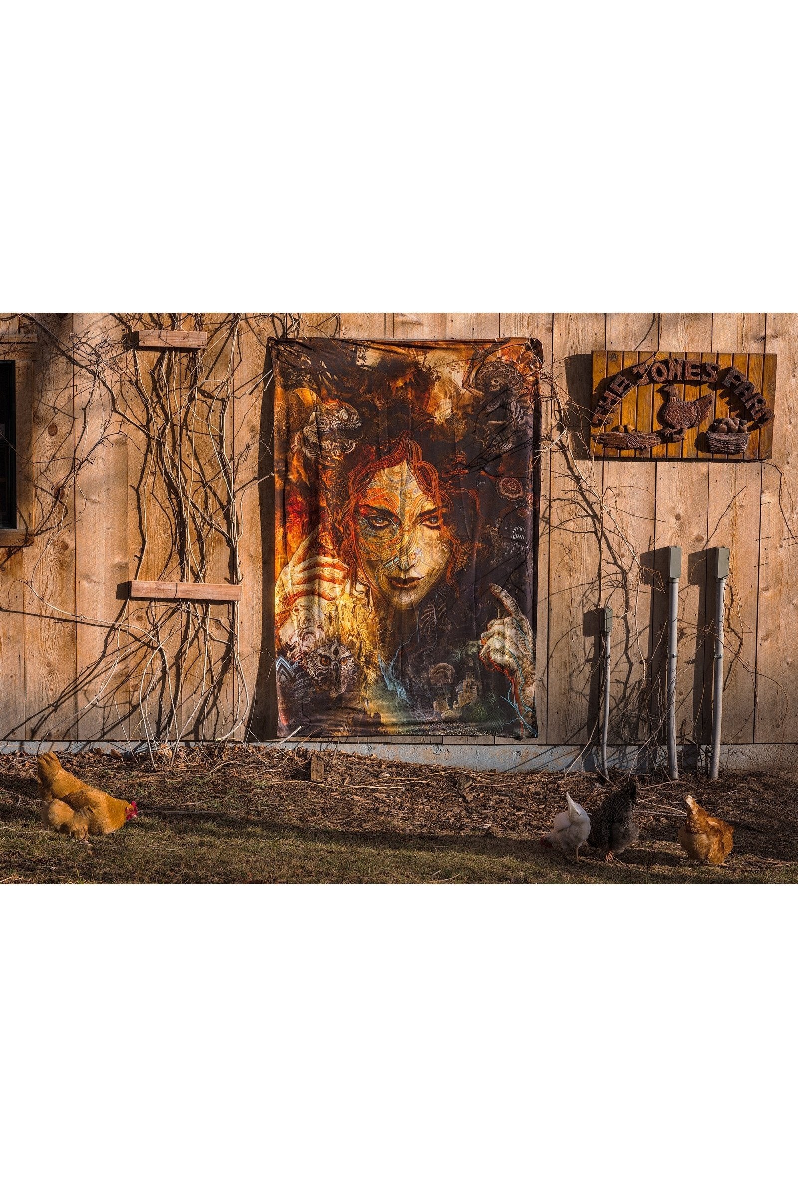 PAREIDOLIA Tapestry – Android Jones