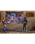 RAINBOW GEISHA TAPESTRY