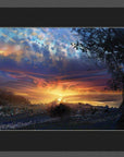 RAINBOW SUNSET • Matted Print