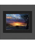 RAINBOW SUNSET • Matted Print