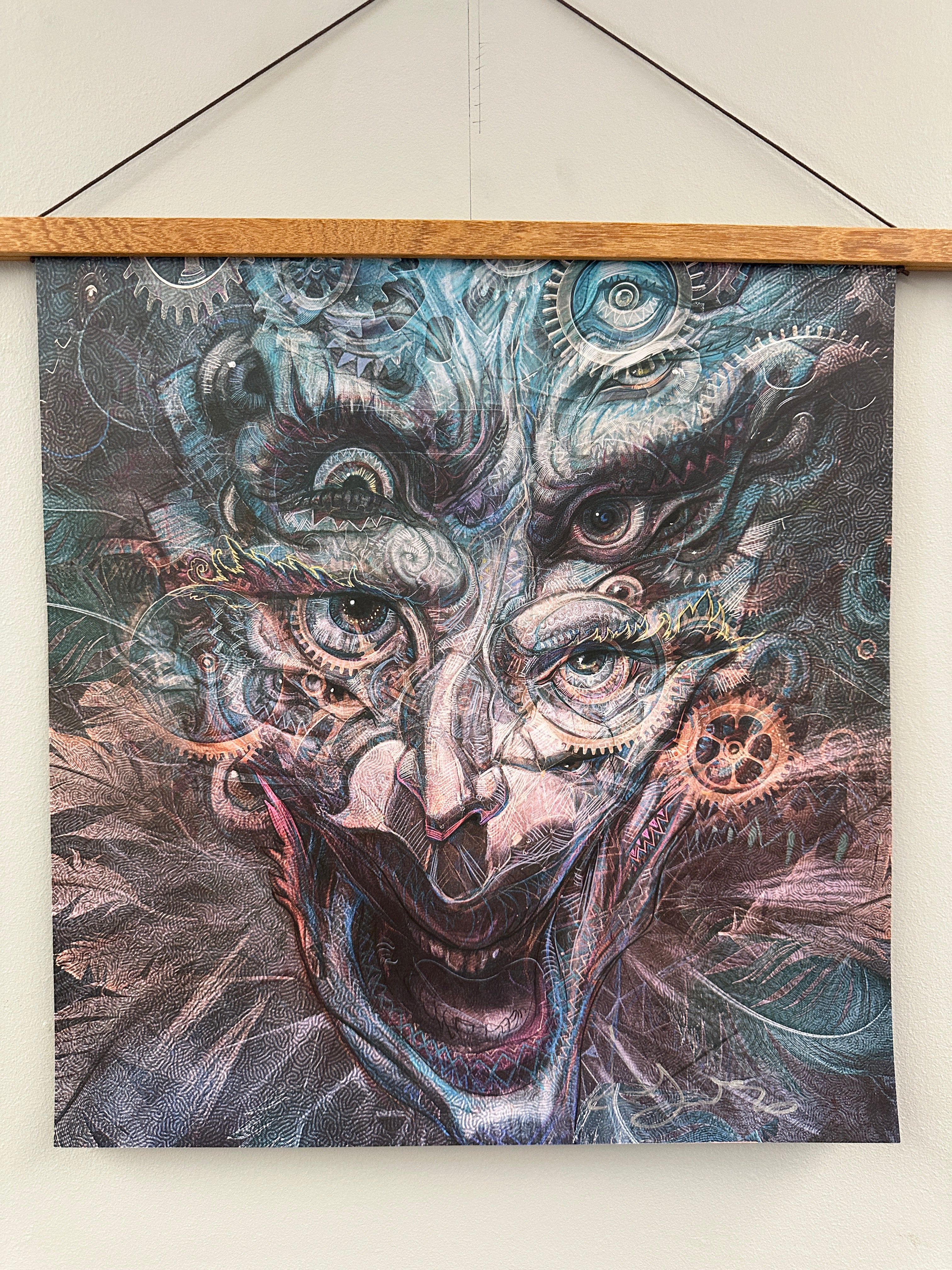 FOOL'S MASK Poster – Android Jones