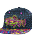 Kilgore Trout Coral Black Snapback Hat x Grassroots California