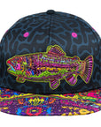 Kilgore Trout Coral Black Snapback Hat x Grassroots California