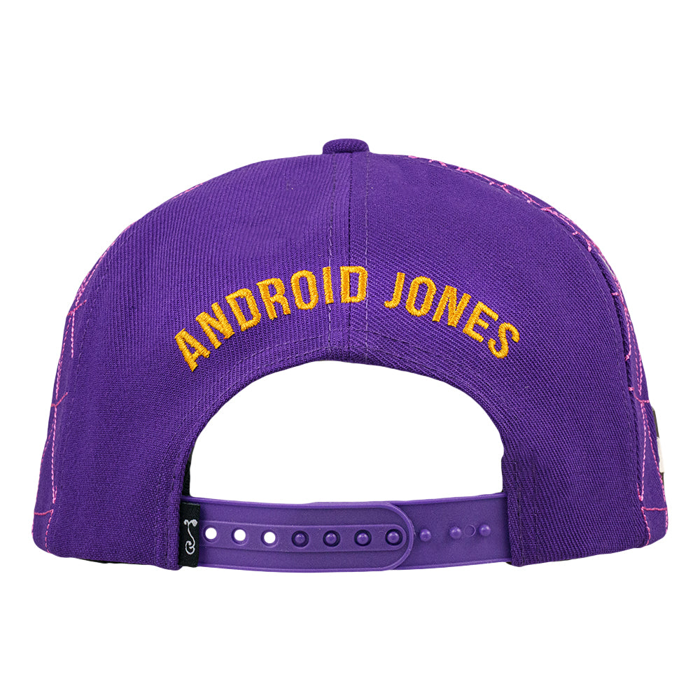 Humming Dragon Purple Snapback Hat x Grassroots California