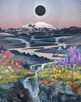 ICELAND ECLIPSE • Canvas Edition