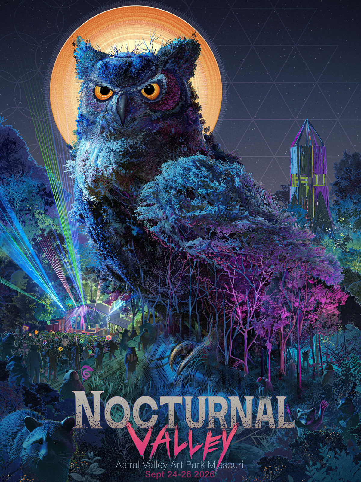 Nocturnal Valley 2026 Poster PRE-ORDER