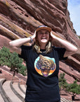 Red Rocks Organic Cotton Tee - Black