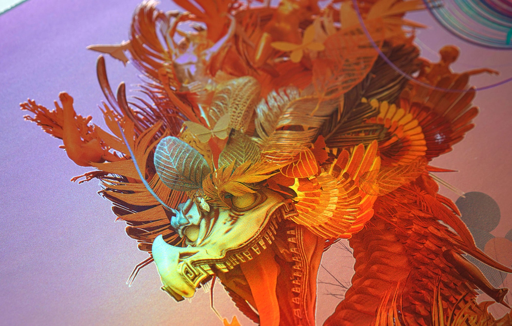DANCING DHARMA Holographic Poster • Artist Second