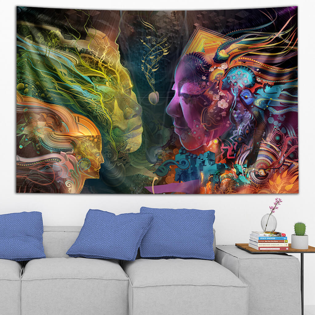 ECLIPSE ENGAGED Tapestry – Android Jones
