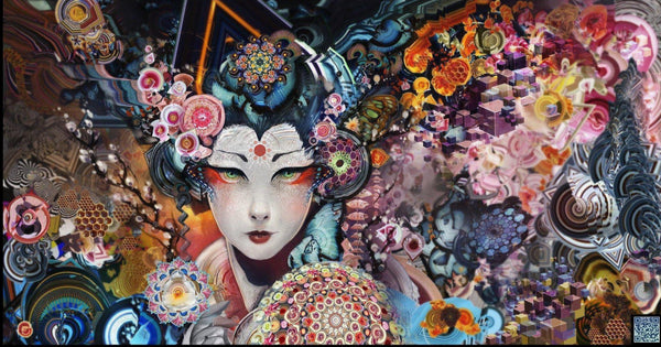 アート・デザイン・音楽 A Girl from Northern Thailand RAINBOW GEISHA – Android Jones