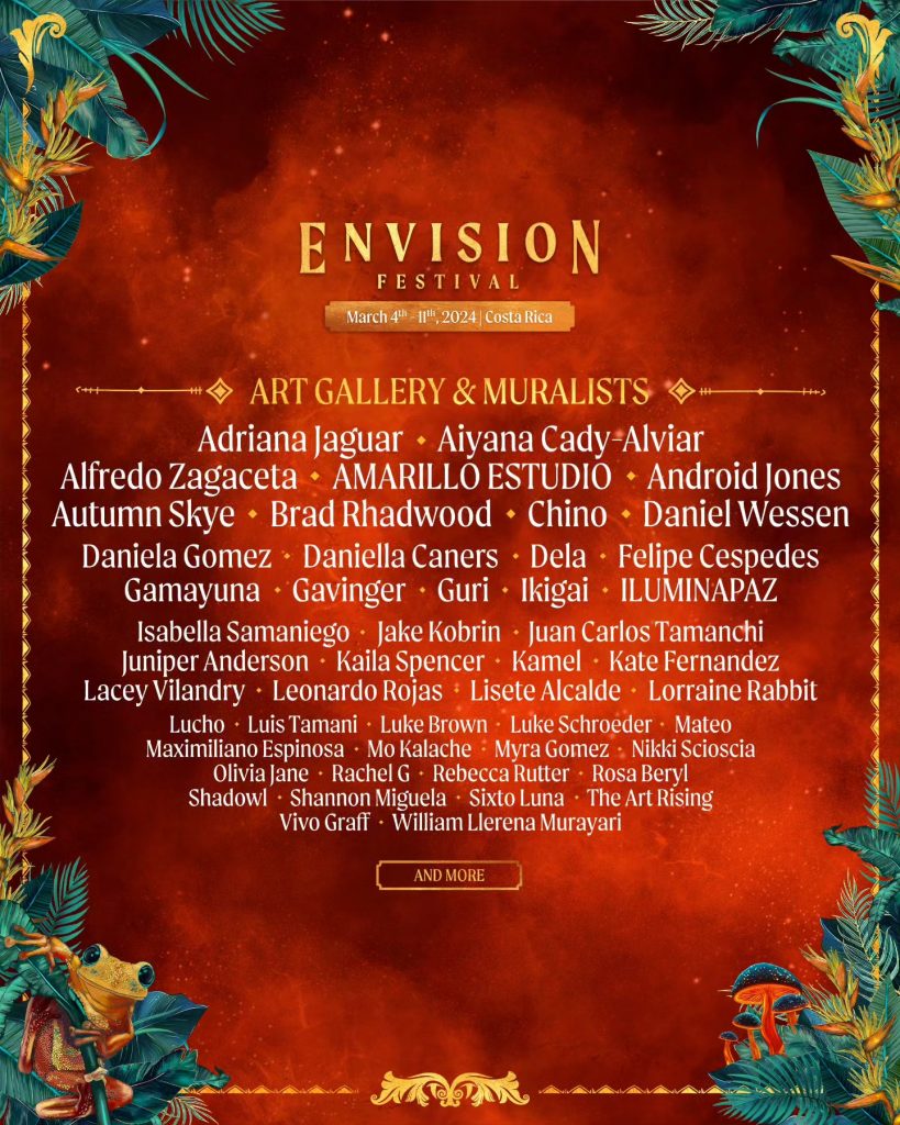 Envision Gallery Lineup 2024