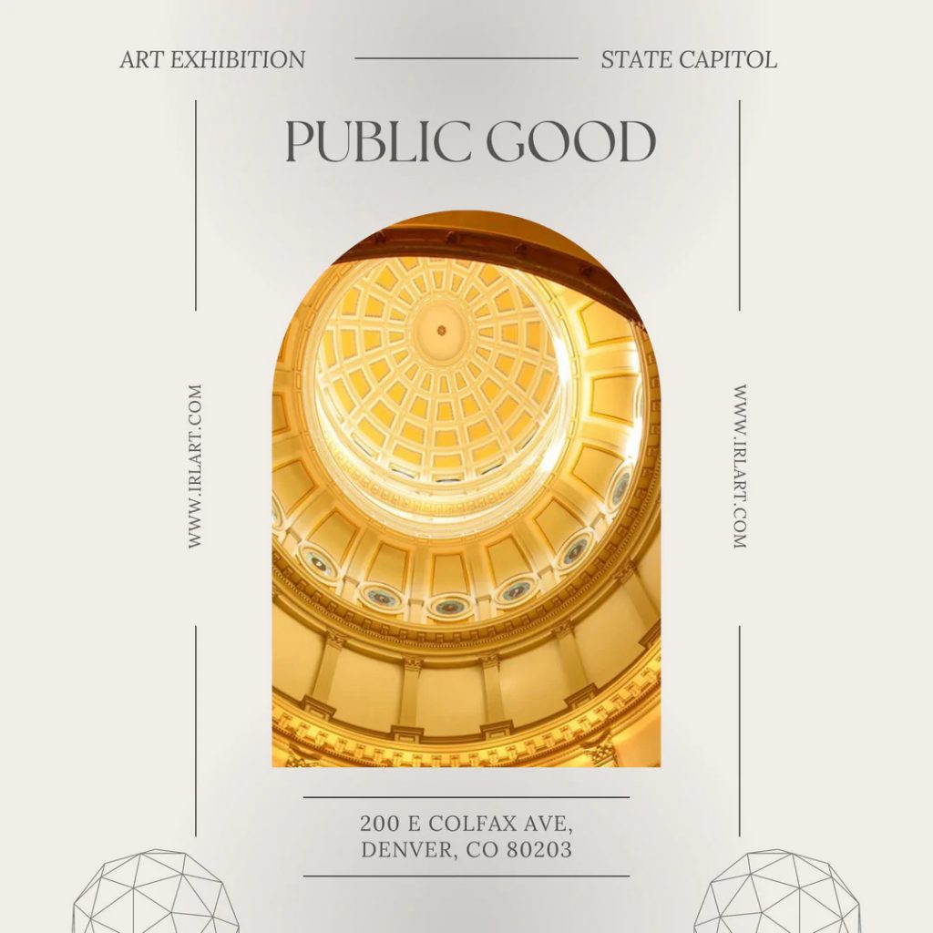 Public Good Capitol Show Flyer